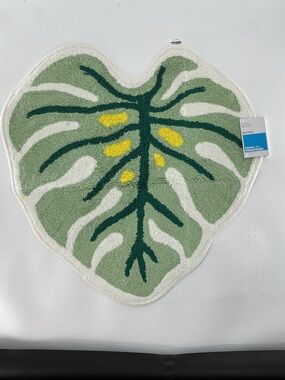 a Room Essentials Leaf Shaped Bath Rug